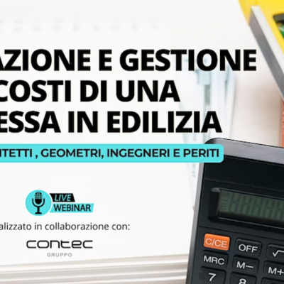 Pianificazione e gestione dei costi di una commessa in edilizia – 2a edizione